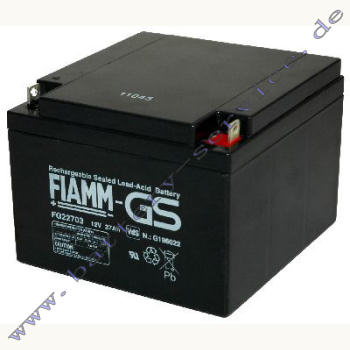 Fiamm FG22703 wartungsfreier Bleiakku 12V 27Ah AGM